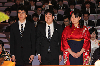 平成26（2014）年度 常葉大学・浜松大学・富士常葉大学卒業式が行われました